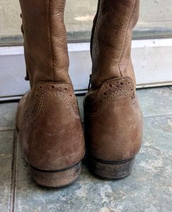 Genuine Soft Leather Long Boots