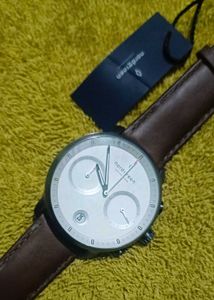 Nordgreen Men White Dial &amp; Silver Toned Stainless