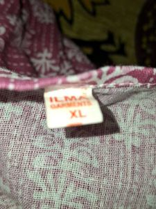 Pink Printed Kurta