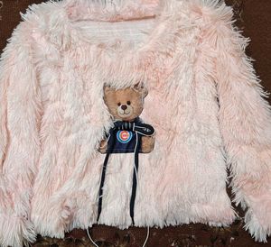 Cute Pink Teddy Bear Sweater