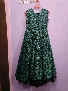 Cute Green Floral Dress