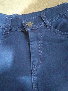 Dark Blue Denim Jeans