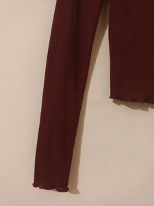 Deep Neck Crop Top... For Girls...