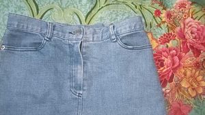 Denim Mini Skirt