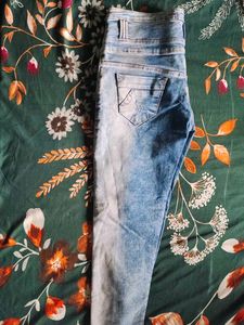 Denim High Waist Skinny Jeans