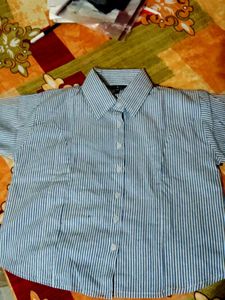 Striped Button-Down Shirt