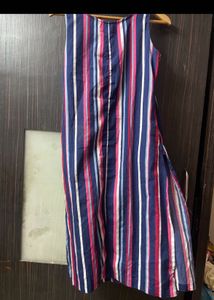 Striped Sleeveless Dress