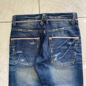 Blue Straight Jeans