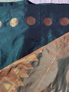 Green &amp; Gold Fabric