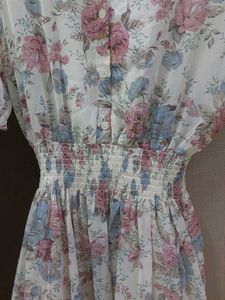 Floral Print Korean Dress