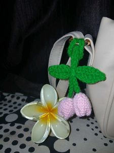 Flower Bag Charm