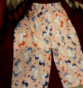 Unicorn Pajama Set and Panda Night Dress For 1/2 Y