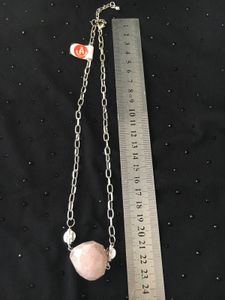 Rose Quartz Chain Necklace