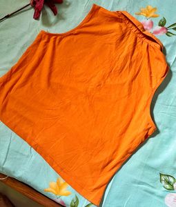 🍊BRIGHT ORANGE SUMMER TOP