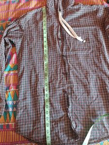 Checkered Hooded Shirt