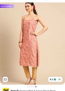 New Anounk Mauve Floral Kurti