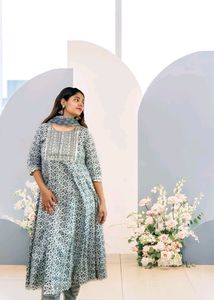3 Set Anarkali Kurta , Pant , Dupatta