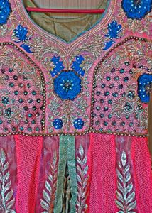 Beautiful Gown With Dupatta And Pent