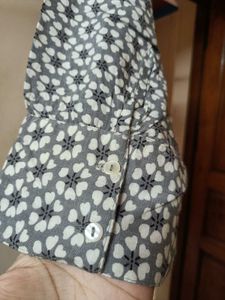GREY FLORAL DRESS