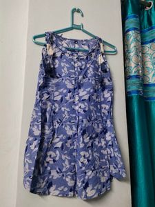 Floral Print Sleeveless Dress