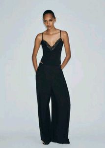 Zara Black Lace Cami