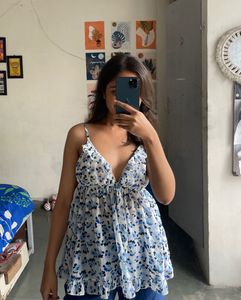Floral Print Cami Top