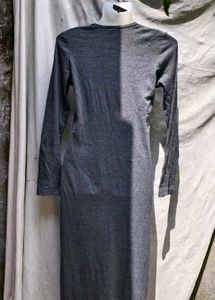 I. Elegant Grey Midi Dress