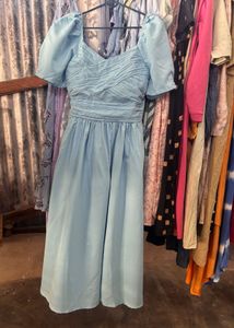 Light Blue Midi Dress