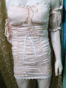 Blush Pink Off-Shoulder Dress