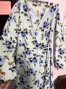Floral Wrap Dress