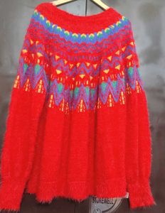 Red🔴 Sweater Multi Printed For 50 Bust