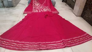 Magenta Beautiful Anarkali