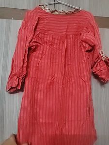 Red Apple Cut Short Kurti