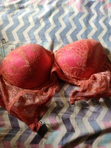 Underwired Transparent Strap Backless Bra