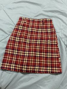 Plaid Mini Skirt