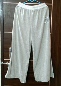 Grey Wide Leg Lounge Pants