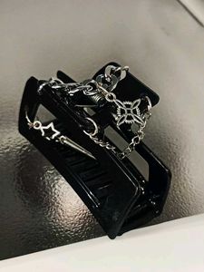 Star Charm Hair Claw Clip