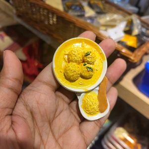 Mango Icecream Scoop Fridge Magnet