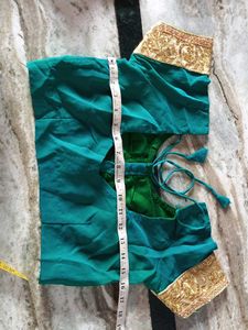 Green Saree.