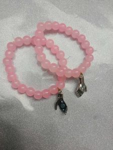 Rose Quartz Bracelet Set