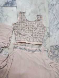 lengha blouse with jacket