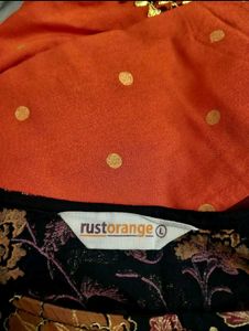 Rust Orange Lehenga Choli