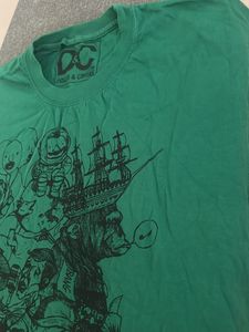Green Tshirt Gothic