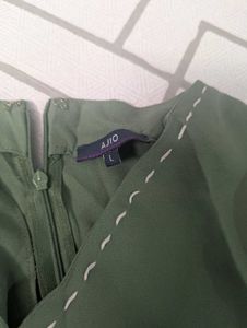 Green casual Dress