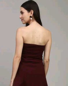 Burgundy Mini Dress
