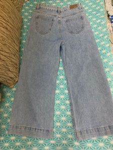 🥳Fresh Item  Order Fast - Distressed Wide Leg Den