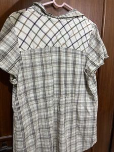 short-sleeved button-down