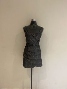 Zara Black Glitter Dress