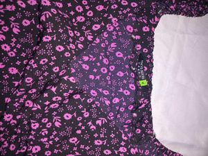 Aline Pink,black Dress Size:-S