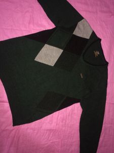 Duke Vintage Argyle Print Sweater